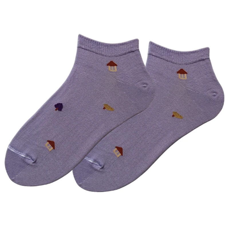 جوراب ساق کوتاه زنانه ال سون مدل جنگل کوچک کد PH1017.3