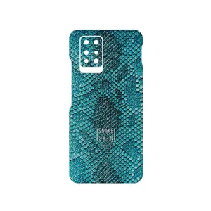 MAHOOT Blue Snake Skin Cover Sticker for Infinix Note 10 Pro