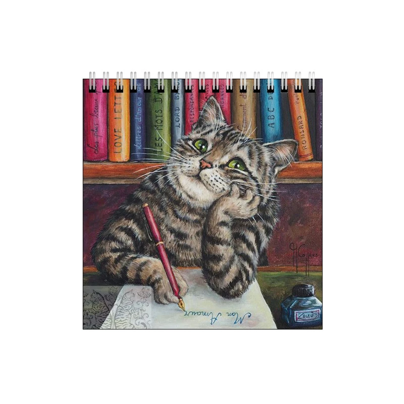 دفتر طراحی طرح گربه متفکر نامه نویس کد 5409264