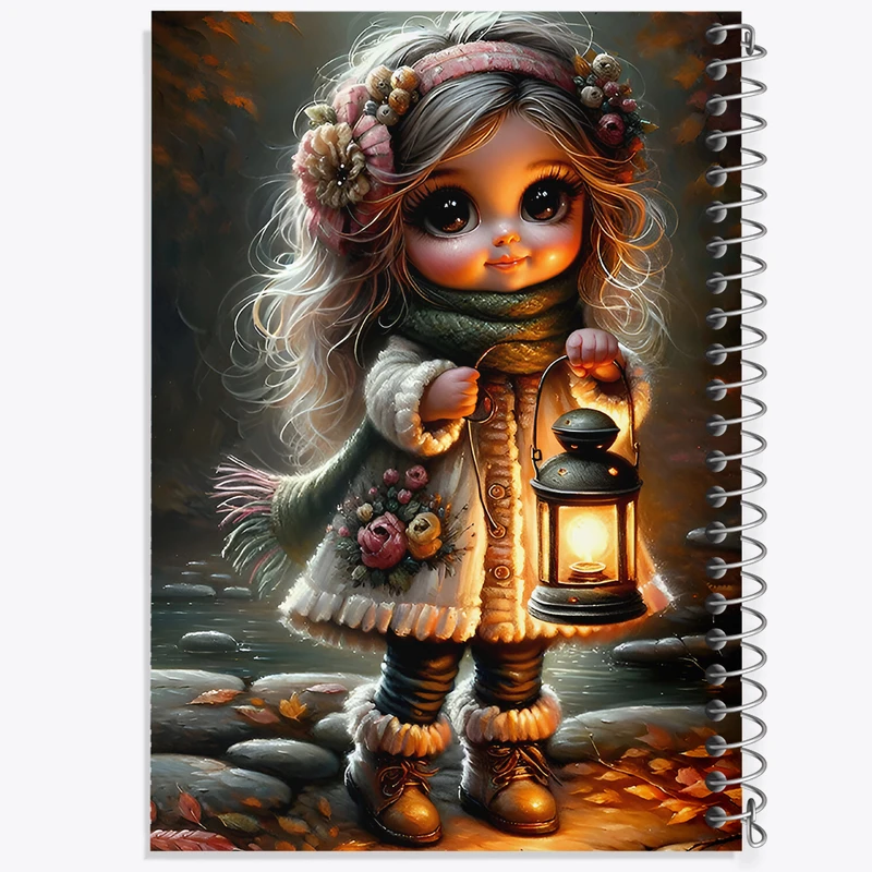 دفتر مشق 100 برگ خندالو طرح دخترانه کد F6691