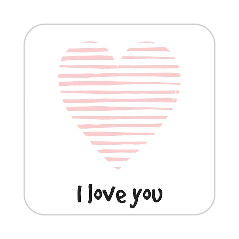 زیر لیوانی کاکتی طرح عاشقانه مدل mp40524