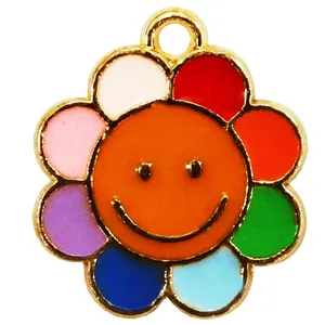 آویز دستبند مدل گل آفتاب گردان کد AD 775