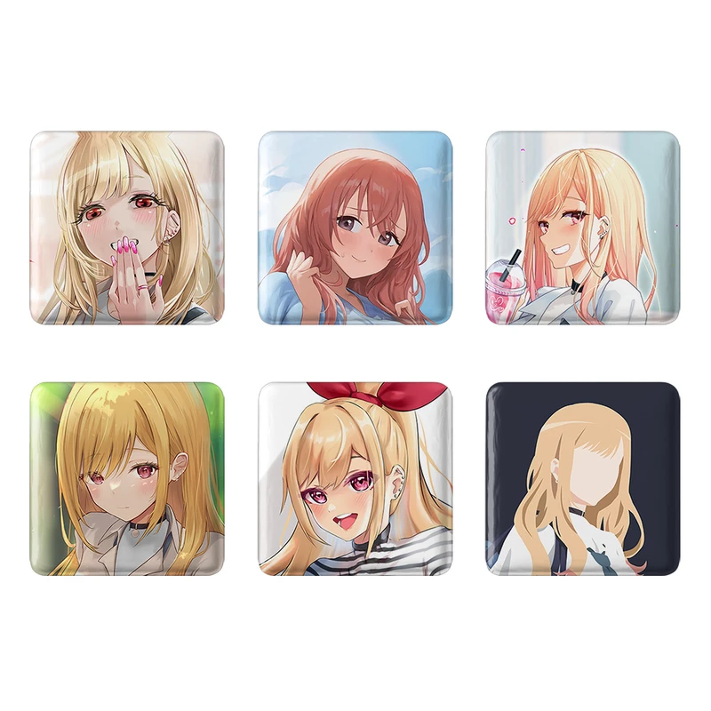 مگنت خندالو طرح انیمه مای درس آپ دارلینگ My Dress Up Darling کد 1495B مجموعه 6 عددی