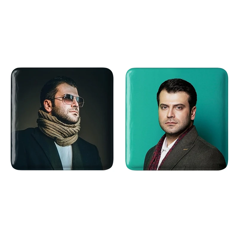 مگنت خندالو مدل روزبه حصاری کد 63606359 مجموعه 2 عددی