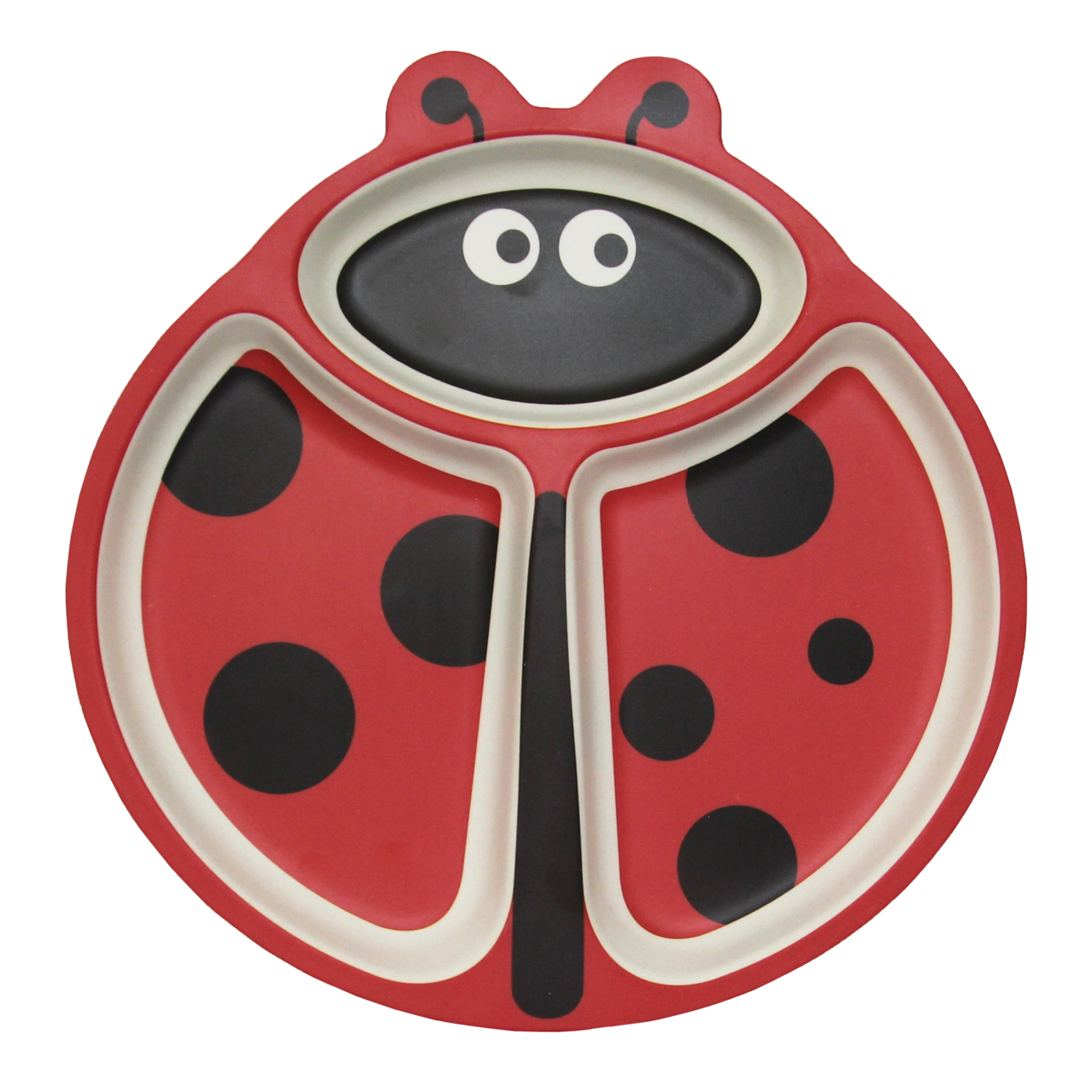 ظرف غذای کودک بامبو فایبر طرح Cute ladybird