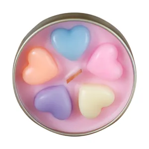 شمع مدل قلبی پاستیلی