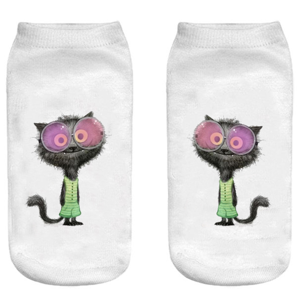 جوراب بچگانه طرح گربه کد o38