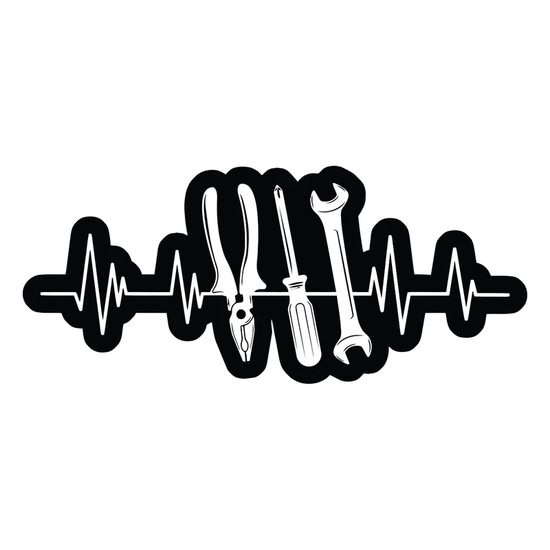 برچسب لپ تاپ پویا مارکت طرح مکانیک کد 3518