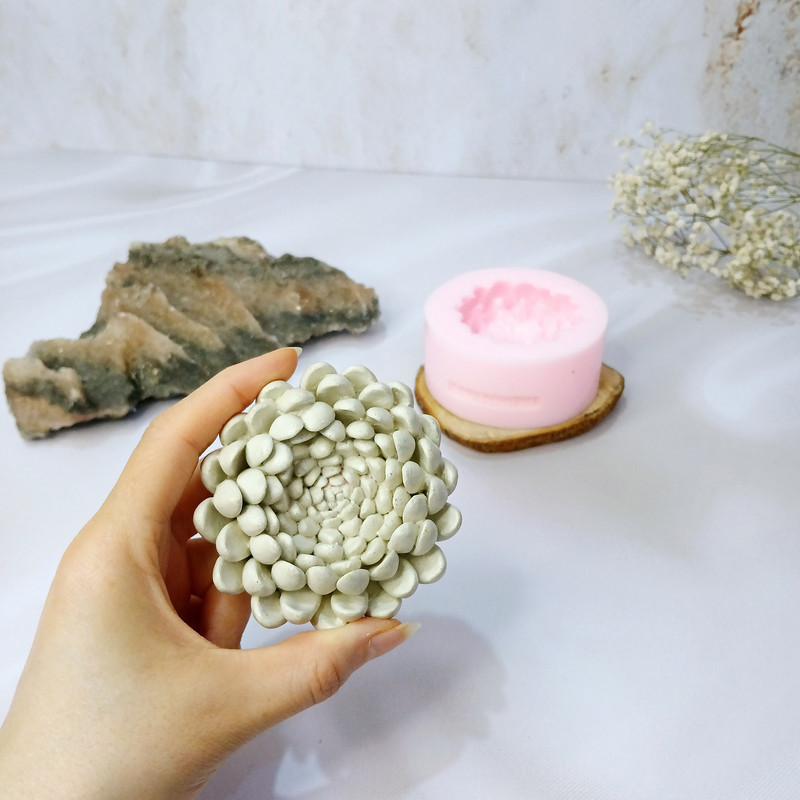 قالب شمع کوشا اکسسوری مدل گل داوودی