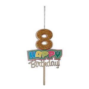 نقد و بررسی شمع تولد مدل happy birthday کد mm52 توسط خریداران