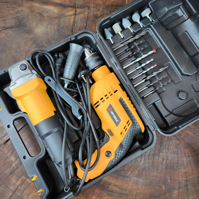 مینی فرز و دریل چکشی اینتیمکث کد 0905