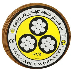 سیم برق افشان 1 در 2.5 کابل تک مدل NYAFBR125