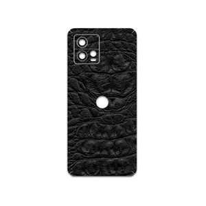 MAHOOT Black-Crocodile-Leather Cover Sticker for Motorola Moto G72