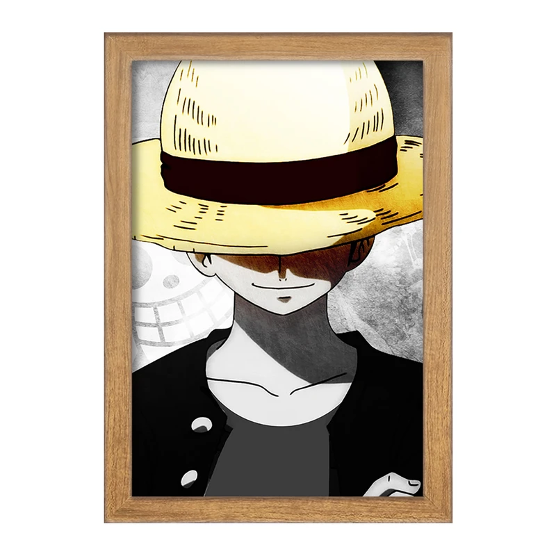 تابلو خندالو مدل لوفی انیمه وان پیس One Piece  کد 17291