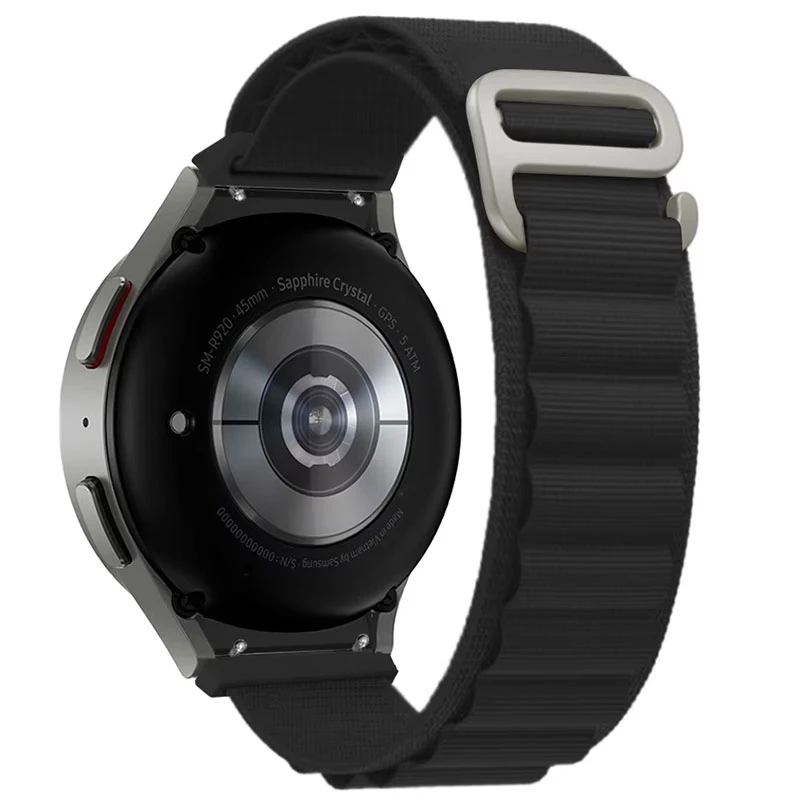 بند مسیر مدل Alpine Loop Nylon مناسب برای ساعت هوشمند سامسونگ Galaxy Watch 4/5/6/7 سایز 40/43/44/46/47 میلی متری