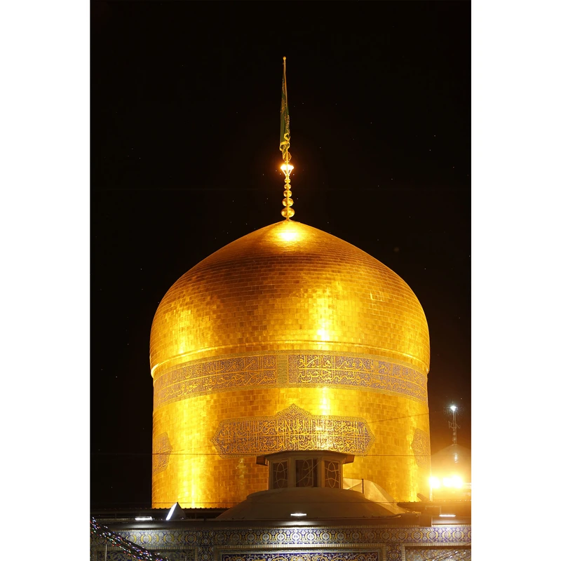 تابلو شاسی مدل گنبد حرم علی بن موسی کد T4978