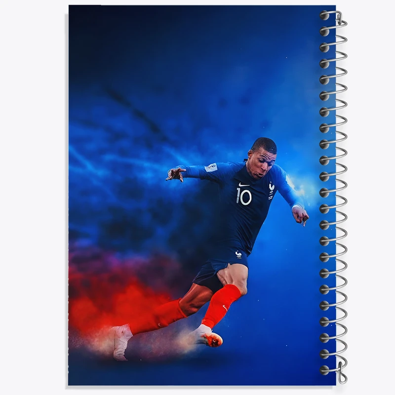 دفتر ژورنال نویسی 50 برگ خندالو مدل نقطه ای طرح کیلیان امباپه کد N2794