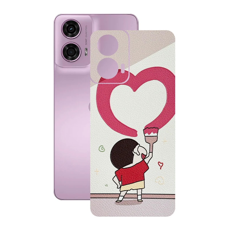 برچسب پوششی ریمکس مدل Leth طرح عاشقانه مناسب برای گوشی موبایل موتورولا Moto G24