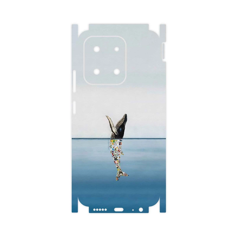 برچسب پوششی ماهوت مدل Collage of Sea Trash-FullSkin مناسب برای گوشی موبایل شیائومی Poco C85