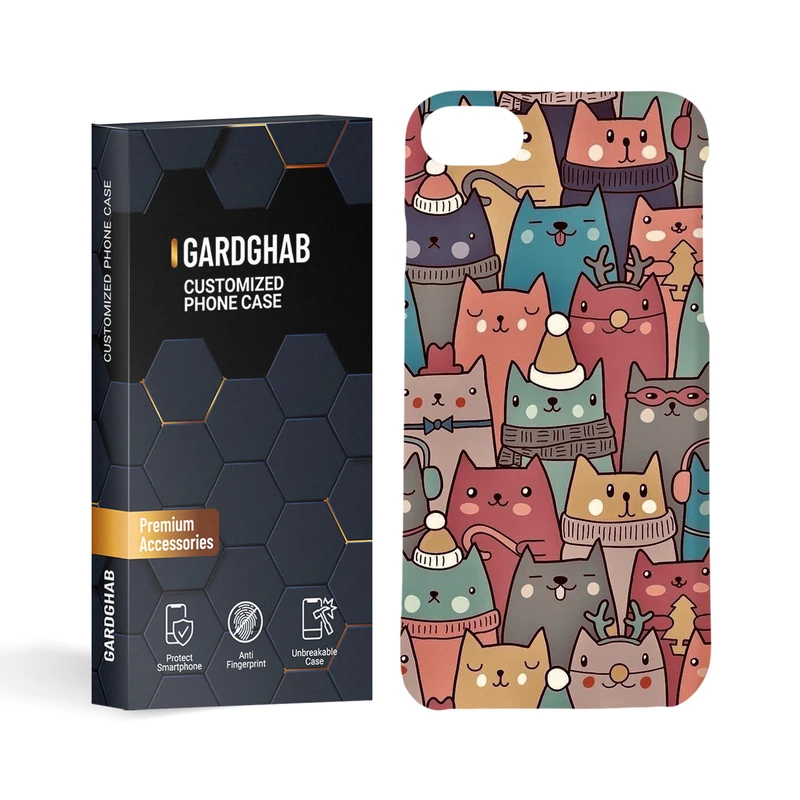 کاور گارد قاب مدل فانتزی مناسب برای گوشی موبایل اپل Iphone 7 / 8 / se2020 