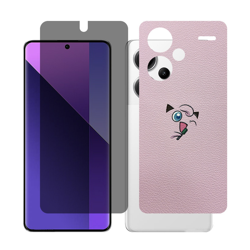 محافظ صفحه نمایش حریم شخصی گلس مدل Together مناسب برای گوشی موبایل شیائومی Redmi Note 13 Pro Plus به همراه برچسب پوششی پشت گوشی