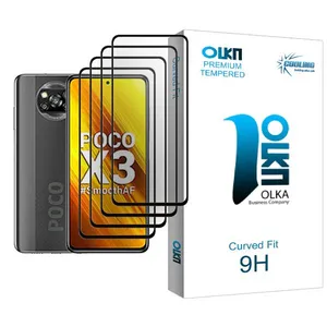 Cooling Olka Glass MIX004 Screen Protector For Xiaomi Poco X3 Pack Of 4