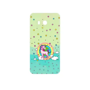 MAHOOT Rainbow unicorn adventure Cover Sticker for HTC U11