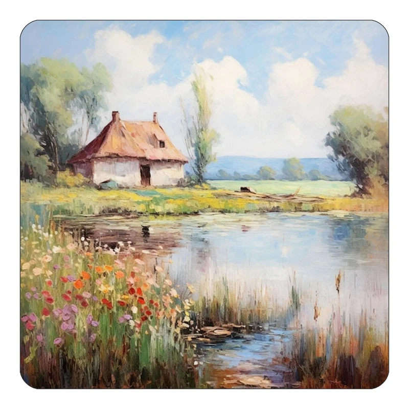 مگنت کاکتی طرح نقاشی رنگ روغن مدل mp71779