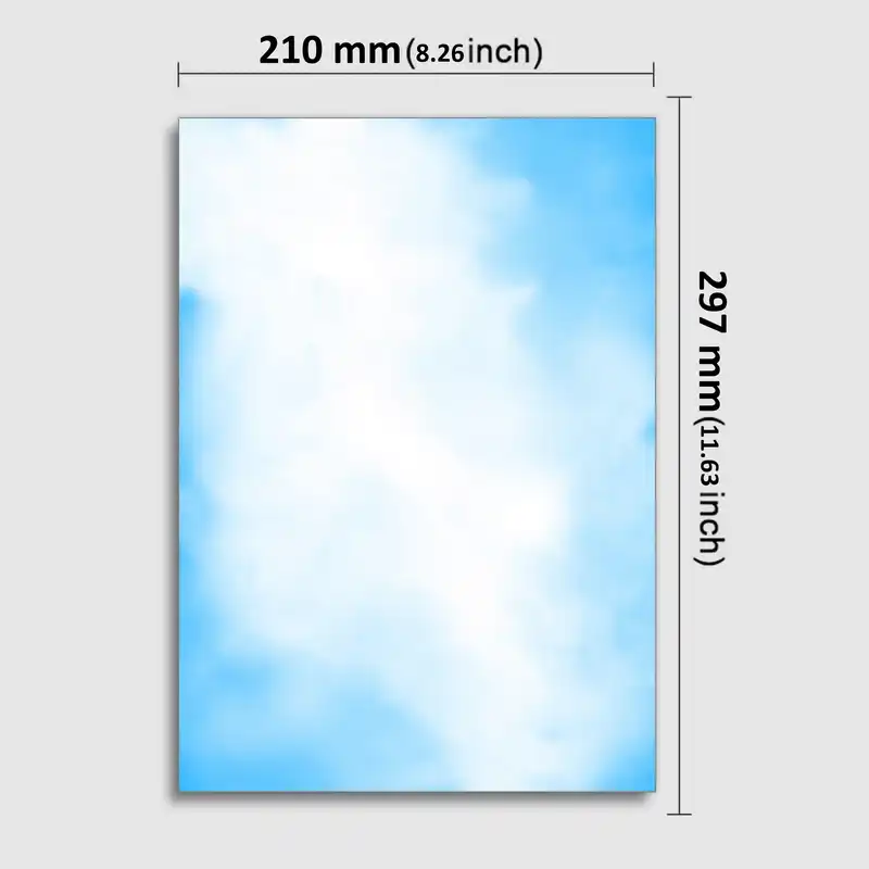 کاغذ رنگی A4 مستر راد مدل ابر و باد بسته 40 عددی