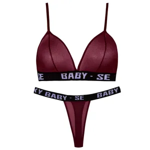 ست شورت و سوتین زنانه مدل 4018-R رنگ قرمز