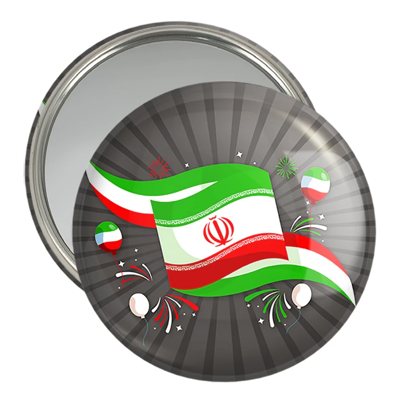 آینه جیبی خندالو مدل پرچم ایران کد 23945