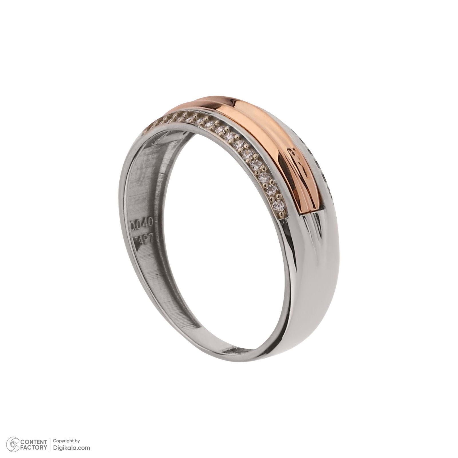 ست حلقه طلا 18 عیار زنانه و مردانه مایا ماهک مدل MR1358 -  - 3