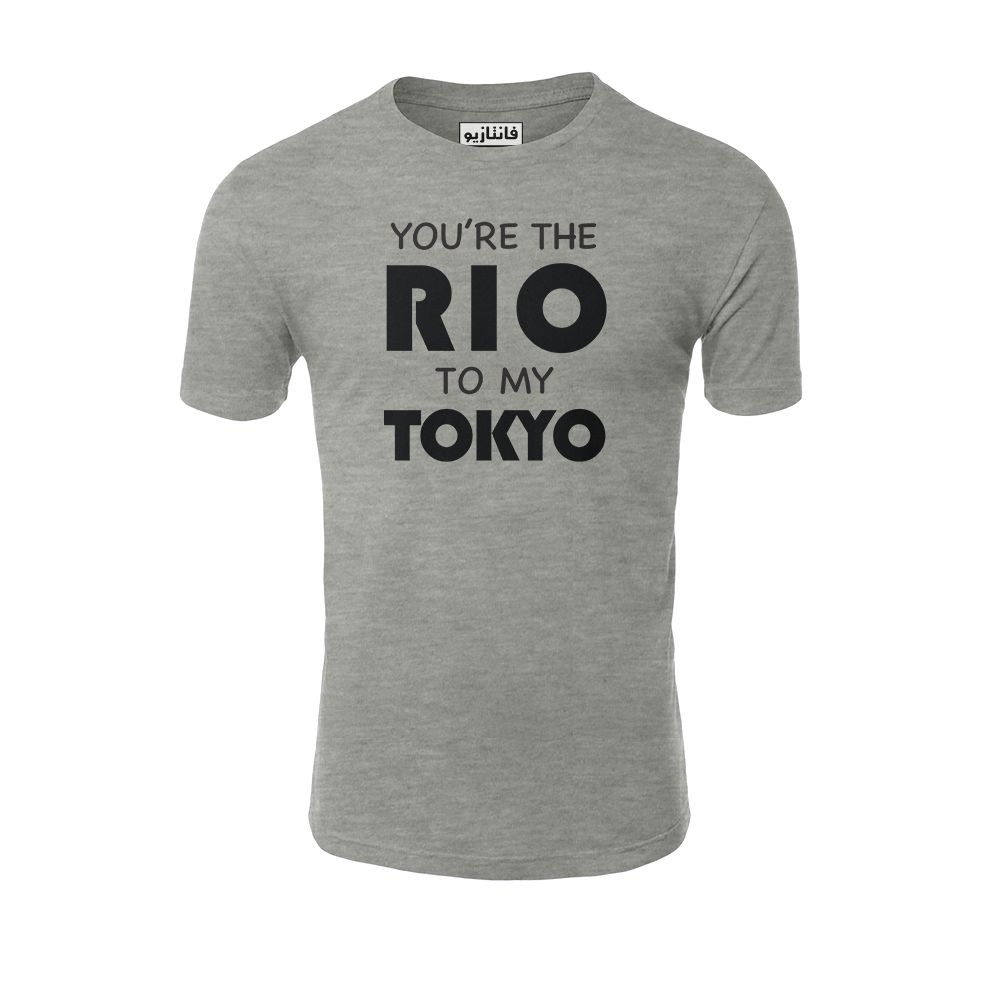تیشرت آستین کوتاه مردانه فانتازیو مدل 121 طرح Rio To My Tokio کد LCDP005 -  - 1