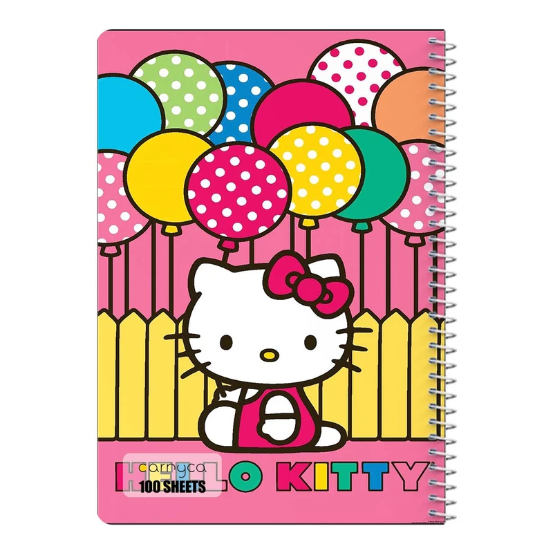 دفتر مشق 100 برگ سیمی کارنیکا طرح هلو کیتی hello kitty کد 19238