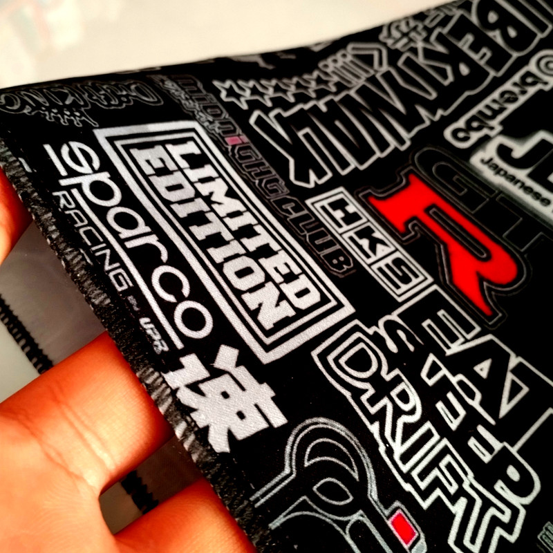 گردگیر دنده خودرو طرح آرم دار مدل براق کد MSKI-GTR