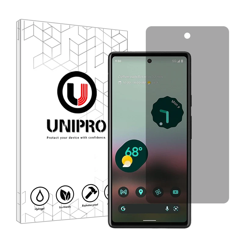 محافظ صفحه نمایش حریم شخصی یونی پرو مدل Explosion Proof مناسب برای گوشی موبایل گوگل Pixel 6a