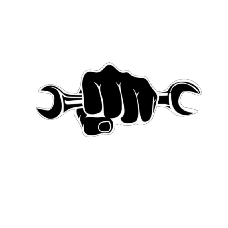 استیکر پارچه و لباس پاد آفرین مدل آچار میکانیک کد 885