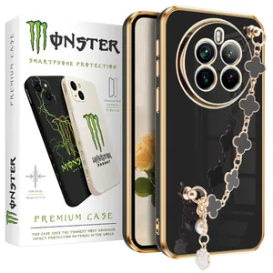 Black Flower monster cover suitable for Realme 12 Pro / Realme 12 Pro Plus