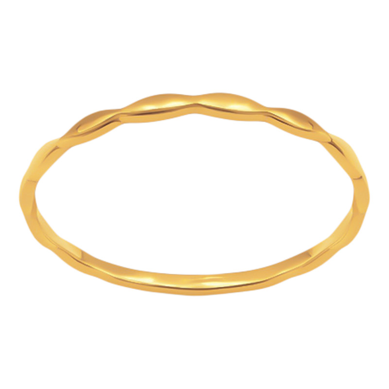 انگشتر طلا 18 عیار زنانه زرلاین مدل 2039 سایز 55