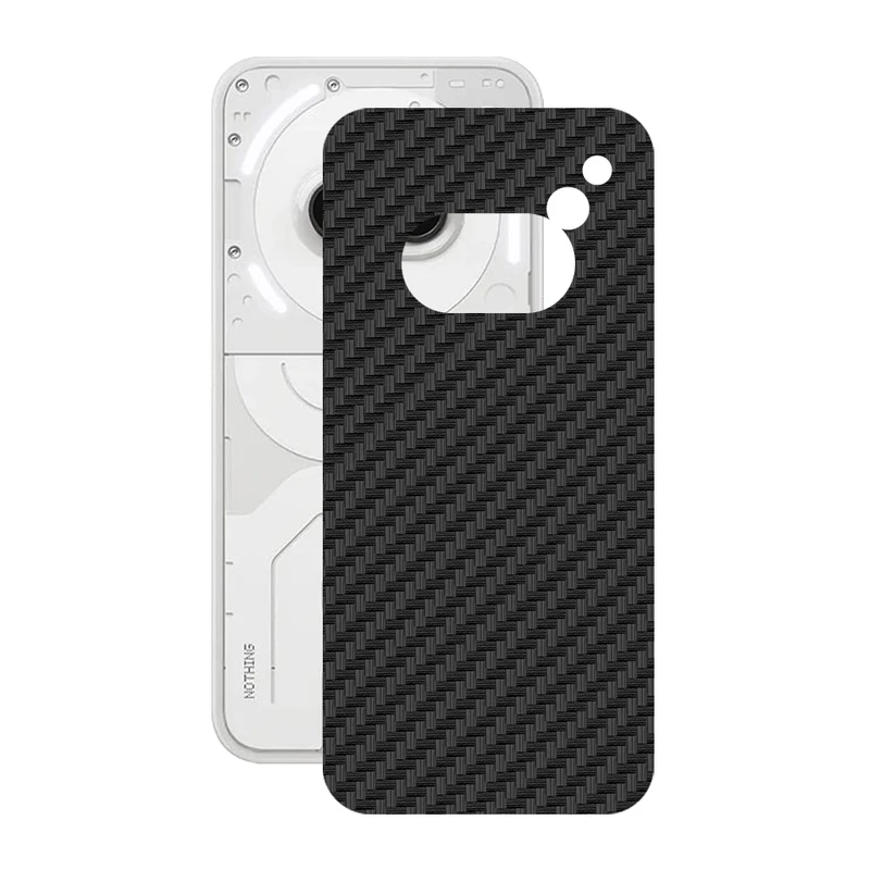 برچسب پوششی ریمکس مدل Carb طرح فیبر کربن مناسب برای گوشی موبایل ناتینگ فون (2a)