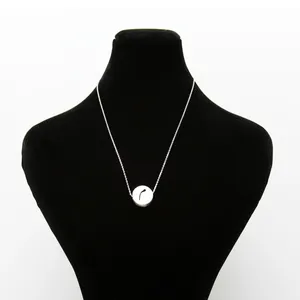 گردنبند نقره زنانه مدل م