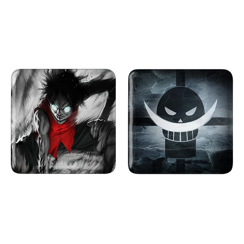 مگنت خندالو طرح علامت خدمه وایت برد و مانکی دی لوفی انیمه وان پیس کد 1143911438 مجموعه 2 عددی