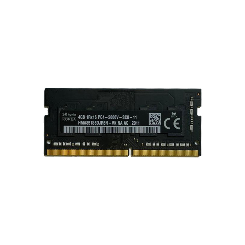 رم لپ تاپ DDR4 تک کاناله 2666 مگاهرتز هاینیکس مدل HMA851S6DJR6N-VK ظرفیت 4 گیگابایت