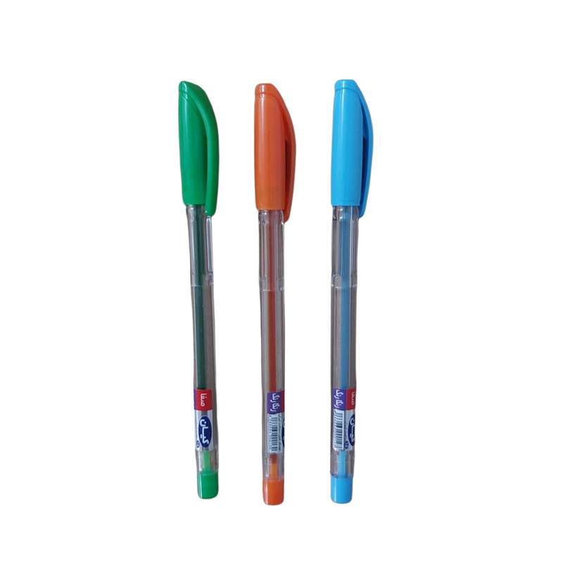 خودکار کیان مدل رنگارنگ کد BGO-111 مجموعه 3 عددی