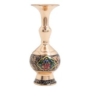 گلدان مسی مدل الماس تراش و پرداز 16 -کد es43591501
