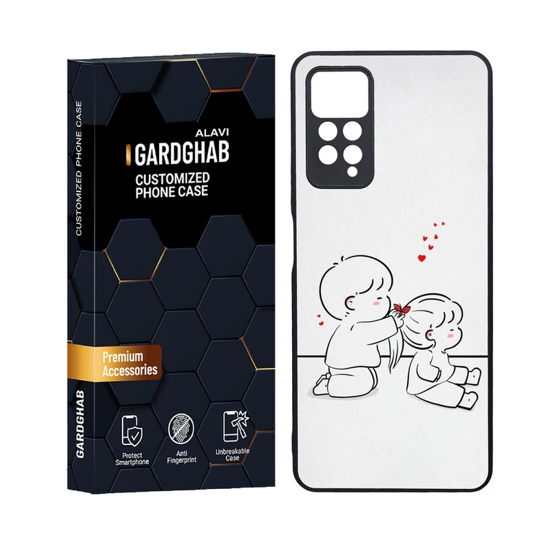 کاور گارد قاب علوی مدل دورژله ای فانتزی مناسب برای گوشی موبایل شیائومی Redmi Note 12 Pro 4G