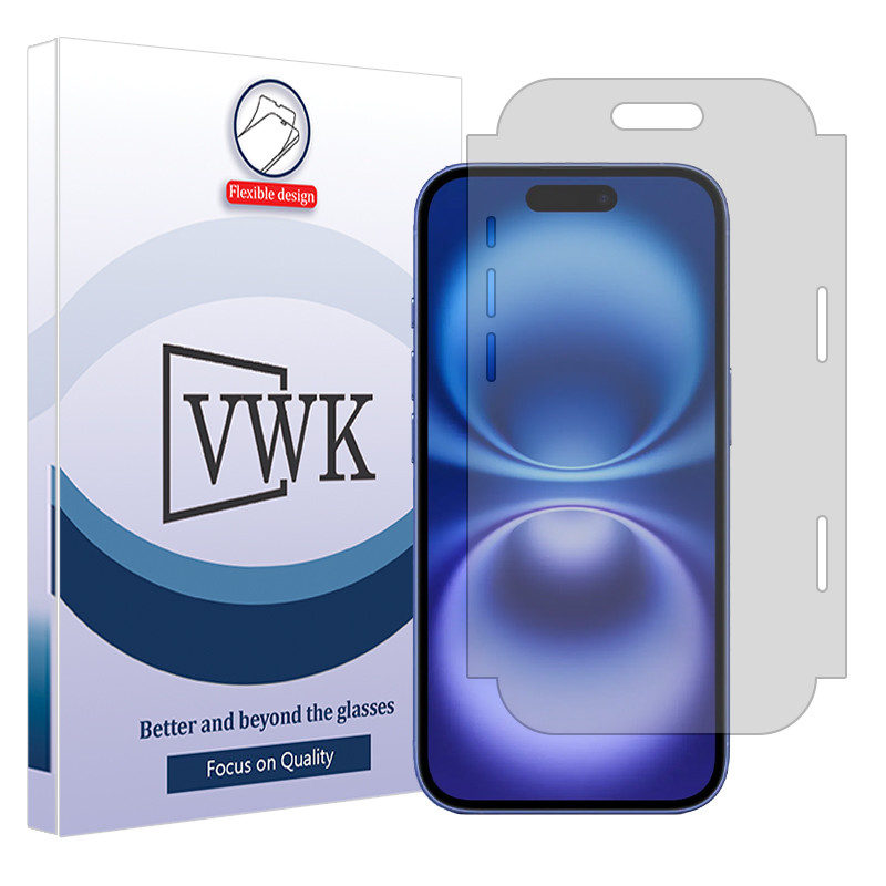محافظ صفحه نمایش وی دبلیو کی مدل مات مناسب برای گوشی موبایل اپل iPhone 16 
