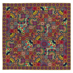 رومیزی طرح چهل تکه کد 996