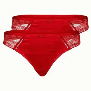 شورت زنانه اسمارا مدل فانتزی SPITZEN STRINGS مجموعه 2 عددی  