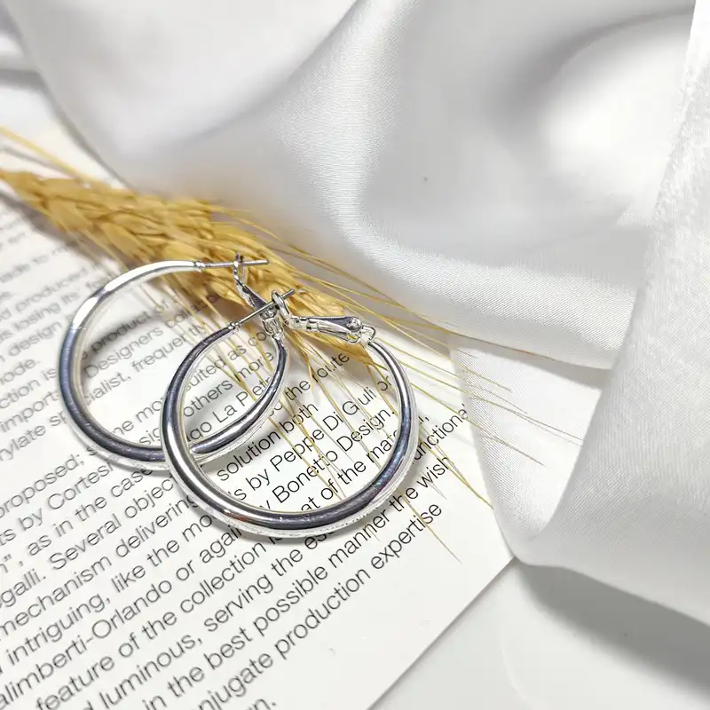 گوشواره زنانه آی ام مدل ساده